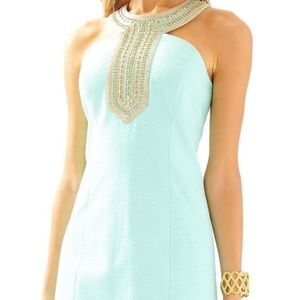 Lilly Pulitzer halter beaded dress